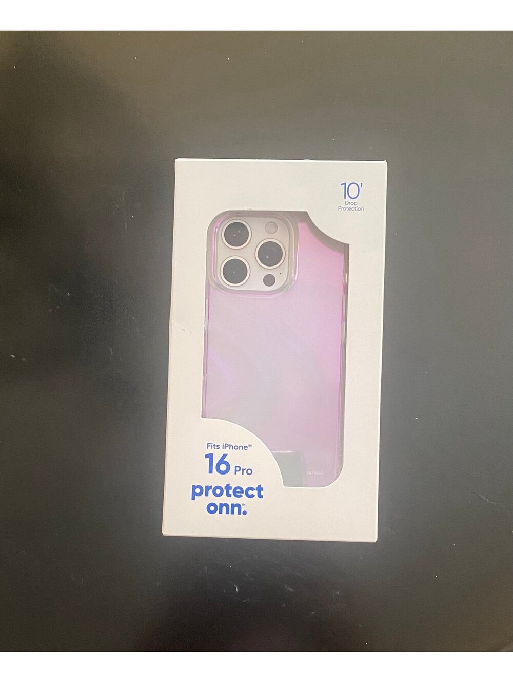 Onn Case for iPhone 16 Pro Iridescent